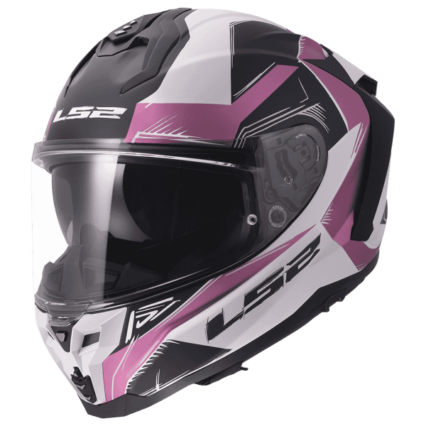 LS2 FF817 CHALLENGER II FLAMAN Integralhelm lavendel Seitenansicht